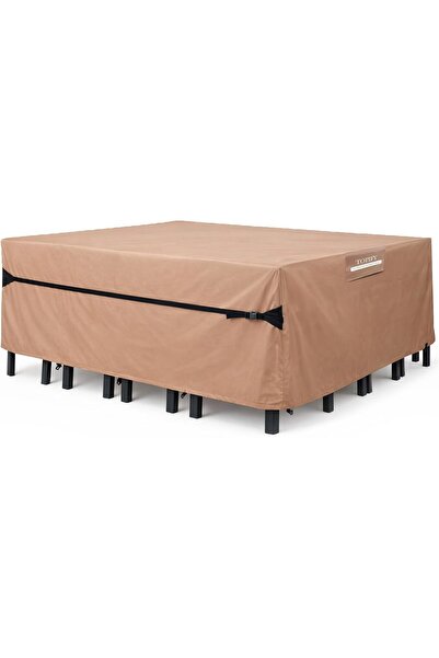 Generic غطاء أثاث خارجي مقاوم للماء (200×160×74 سم) 420D، غطاء أثاث حدائق وشر...