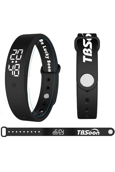 TBSoon Silent Vibrating Alarm Wristband,Alarm Clock Wristband,Strong Shock Al...
