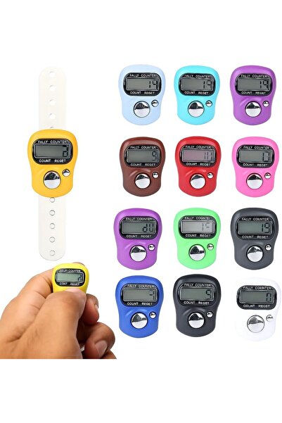 Generic Digital Tasbeeh Finger Counter with LED – 5-Digit Tally Clicker with ...