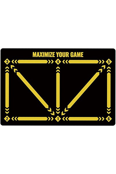 Generic Football Footstep Training Mat, Durable Non Slip Dribble Soccer Train...