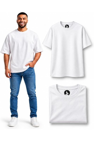 Generic Oversized Boxy Fit T Shirt | Premium Quality 100% Egyptian Cotton | B...