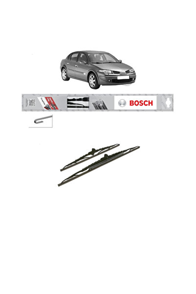 Bosch Set of 2 wipers RENAULT MEGANE II Saloon (LM0/1) 2003-2010, Classic Sta...