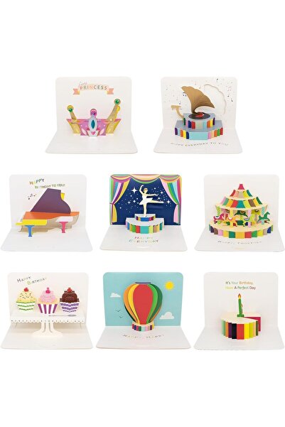 Generic 3D Pop Up Cards Greeting Card Birthday Pop Up Cards Birthday Girl Cak...
