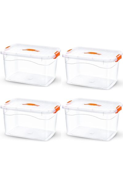 Generic Storage Bins, Clear Storage Box, Stackable Storage Containers, 29*21*...
