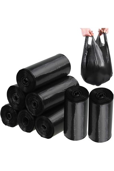 Generic أكياس قمامة صغيرة 45 * 62 سم، أكياس نفايات ملونة، أكياس بلاستيكية، 8 ...