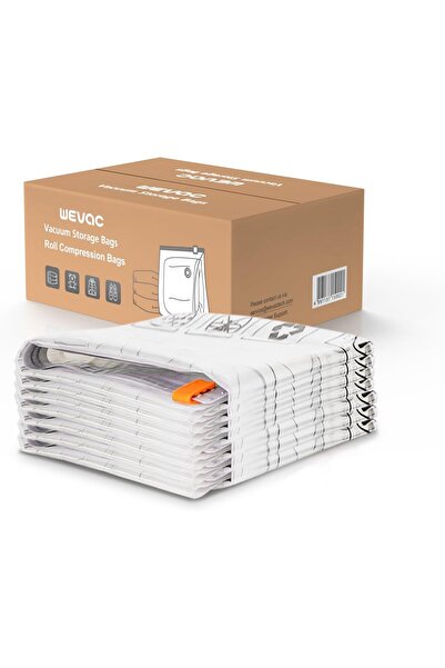Generic Vacuum Storage Bags 70x100cm 8 Pack Reusable Compression Space Saver ...