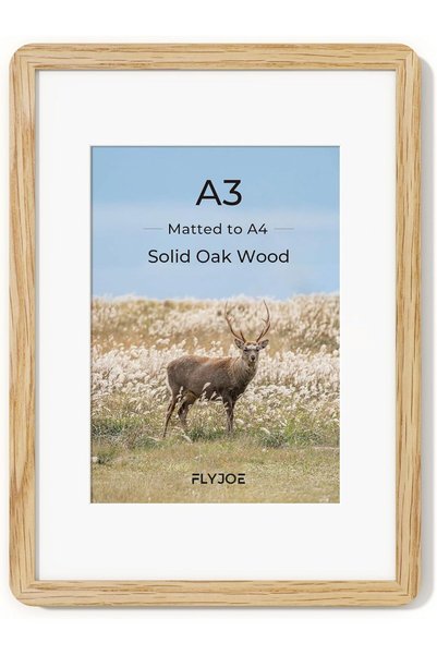 Generic 8x10 Picture Frame, Display Pictures 5x7 with Mat or 8x10 Without Mat...