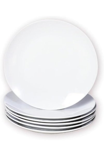GENERAL Miicol Ceramic Salad Plates Set of 6, Colorful Appetizer Plates 20 cm