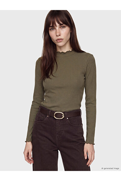 LC Waikiki Two Mt Shop Quality Lcw Modest Khaki Camisole Plain Super Skinny &...