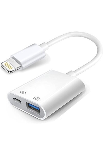 Generic To USB Camera Adapter with Charging Port, USB 3.0 OTG Cable for hone/...