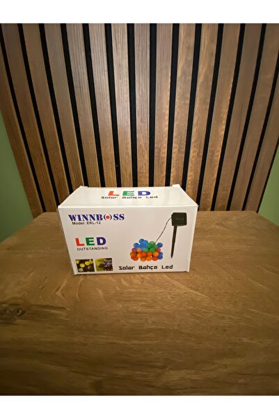 7 metre 50 top renkli solar led