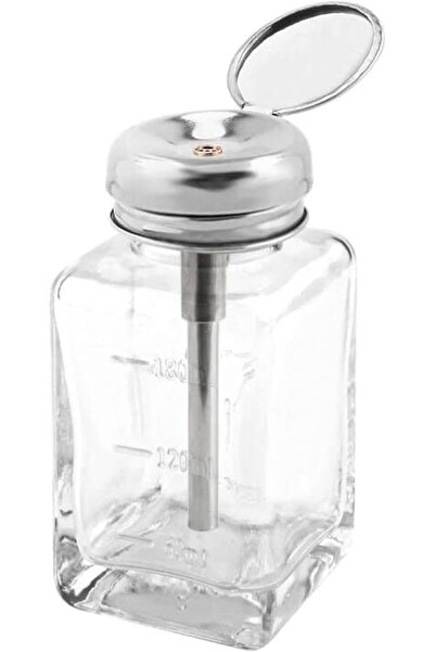 Generic Push Down Empty Bottle, Lockable Pump Dispenser Bottle, 180ml Clear G...
