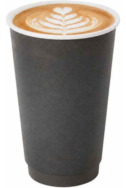 Generic 500-CT Disposable White 12-oz Hot Beverage Cups with Double Wall Desi...