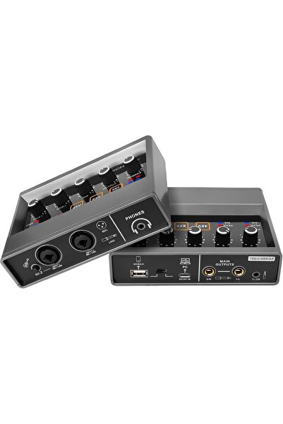 Generic Audio Interface, 2x2Computer Professional Audio Interface USB 2.0 wit...