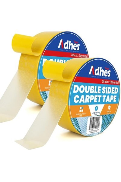 Ever Build Wallpaper Adhesive شريط لاصق مزدوج الجوانب للسجاد - 2 بوصة × 30 يا...