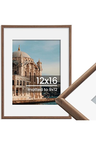 Generic إطار صورة 8x10، عرض صور 5x7 مع مات أو 8x10 بدون مات، عرض على الحائط أ...