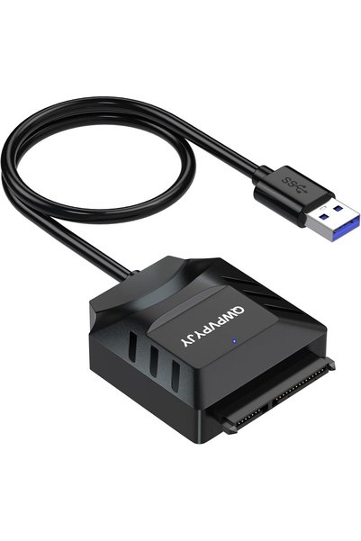 Generic محول SATA إلى USB 3.0 لأقراص HDD/SSD مقاس 2.5 بوصة، قارئ أقراص صلبة خ...