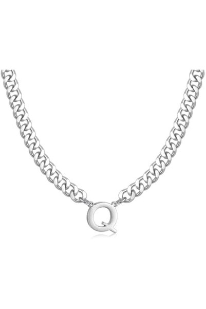 Generic Easter Basket Stuffers Gifts-Initial A-Z Cuban Link Chain Necklace fo...