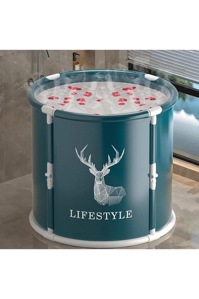 Generic Foldable Bathtub,Athlete Large Ice Bath,Portable Bath Tub,Separate Fa...