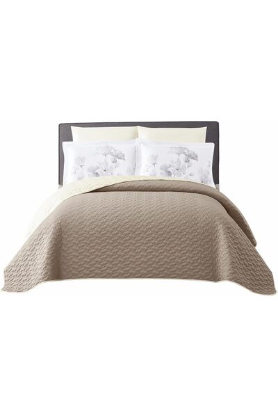 Generic DONETELLA Quilt Set, 6-Piece Reversible Quilted Coverlet Set, King Si...