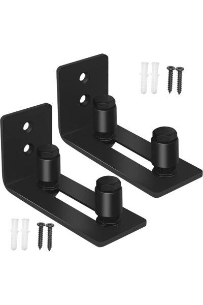 Generic Sliding Barn Door Bottom Floor Guide, Adjustable Stay Roller Wall Mou...