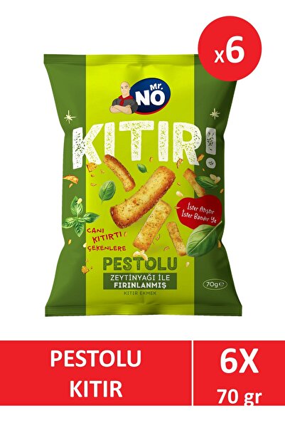 Mr.No Mr. No Pestolu Kıtır 70 gr x 6 Adet