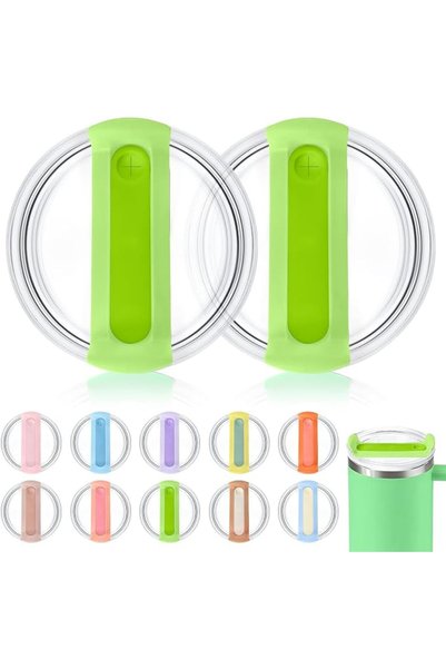 GENERAL 40oz Tumbler Lid for Stanley, Spill Proof Splash Resistant Tumbler Co...