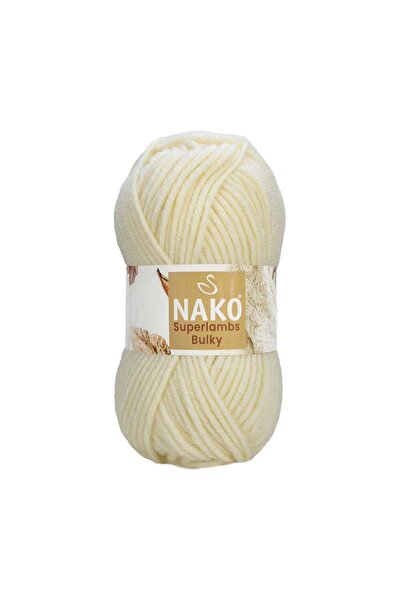 NAKO Bulky Hand Knitting Yarn 5-Pack - 5X100Gr Thick Cardigan Beanie Scarf Bl...