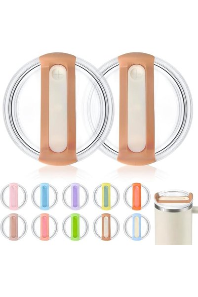GENERAL 40oz Tumbler Lid for Stanley, Spill Proof Splash Resistant Tumbler Co...