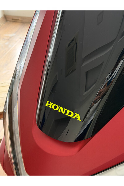 Banxtre Honda PCX için Tüm Yıllara Uyumlu Ön Cam Orijinal Renkli Cam Yazı Sti...