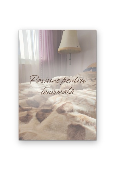 OEM Poster Carton Pasiune pentru leneveală, Decor perete motivant, 250g, A4