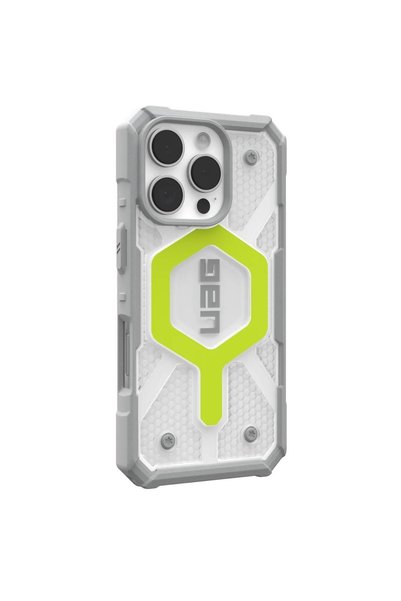 Generic Brand UAG Husa Pathfinder Clear MagSafe iPhone 16 Pro Max Active Neon...