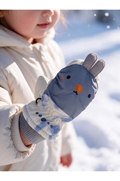 Aware Time Kitti 1-4 Years Old Girls' Fleece-Lined Snow Ski Gloves