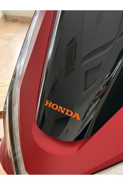 Banxtre Honda PCX için Tüm Yıllara Uyumlu Ön Cam Orijinal Renkli Cam Yazı Sti...