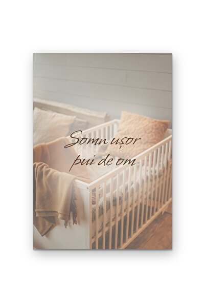 OEM Poster Carton 250g A4 Tablou de perete Somn usor pui de om, Citat motivat...