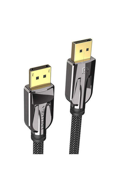 Vention Cable DP - DP 8K, 3 m /black/ - black