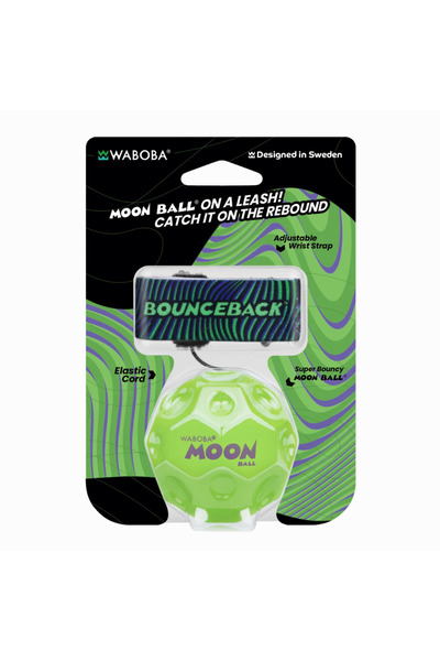 Waboba Solid Bounceback Moon Ball Geri Dönen ve Yüksek Zıplayan Top Bilek İpl...