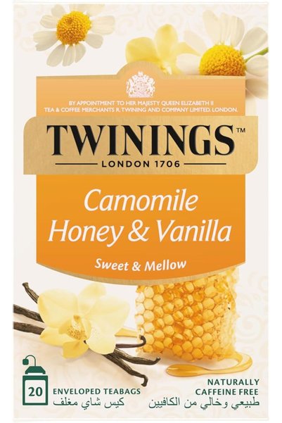 TWININGS BREAKFAST شاي توينينجز بالكاموميل مع العسل والفانيليا، 20 كيس شاي - ...
