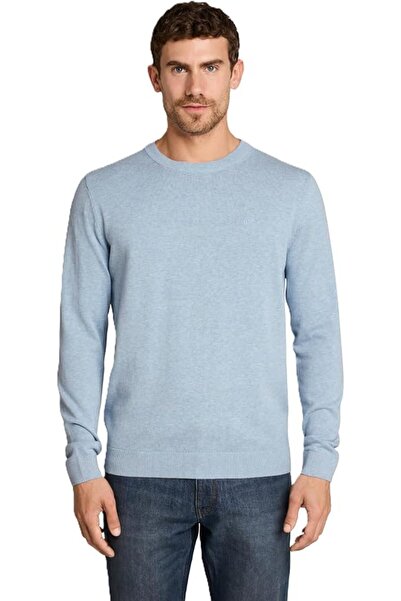 Tom Tailor Men's Basic Knitted Jumper with Crew Neck