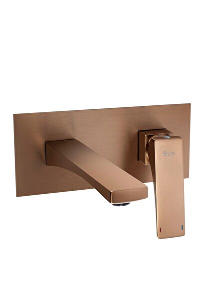 Rea Robinet Pentru Lavoar Încastrat Joe Premium Cupru Periat 17X22,5X10Cm