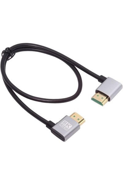 AZONEE كابل HDMI 2.1، كابل HDTV فائق النحافة 8K 4K، سلك مرن للغاية ونحيف، بزا...