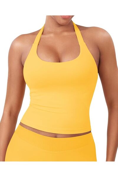 GENERAL YEOREO SoftHue Women's Impact Halter Tank Top