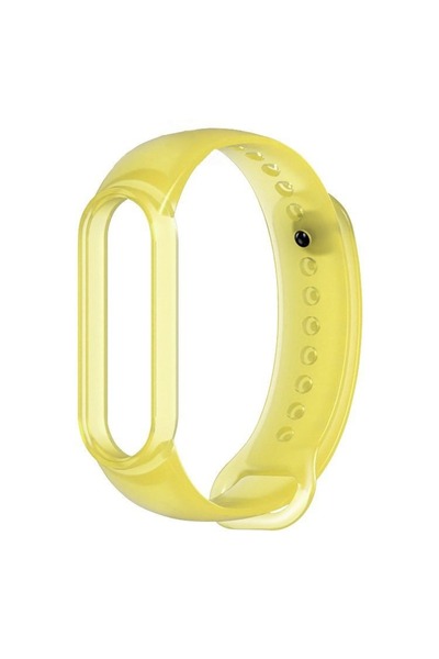 Hurtel Curea din silicon pentru Xiaomi Mi Band 5/6, galben