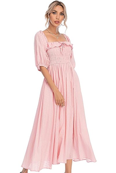GENERAL R.Vivimos Women Summer Half Sleeve Cotton Ruffled Vintage Elegant Bac...
