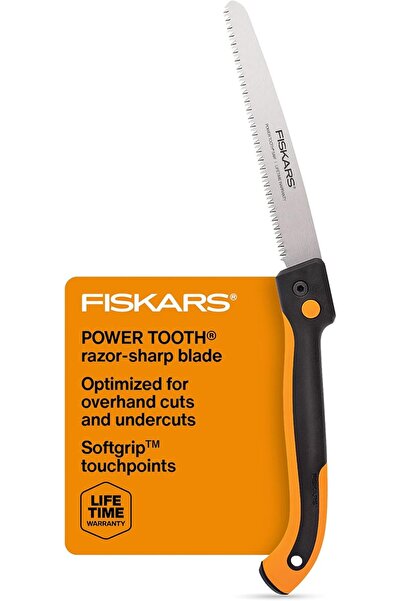 FiSKARS منشار أسنان كهربائي قابل للطي 10 بوصة