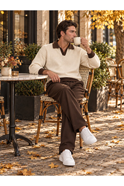 tiggir moda عرق تريكو بياقة بولو