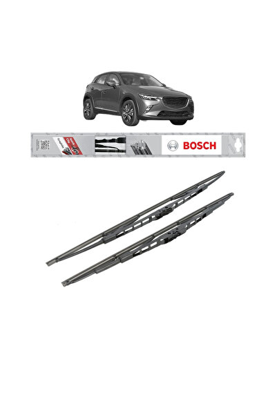 Bosch Σετ 2 υαλοκαθαριστήρων MAZDA CX-3 (DK) από το 2015-2018, Κλασικού Τυπικ...