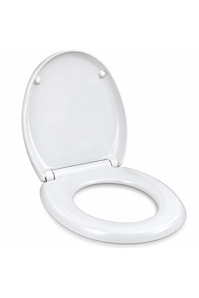 Generic Brand Capac WC Soft Close, Universal, Detașabil, Polipropilenă, Reglabil