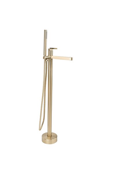 Rea Robinet Pentru Cadă Montat Pe Podea Js-F7037Bg Auriu Periat 16X24,7X108Cm