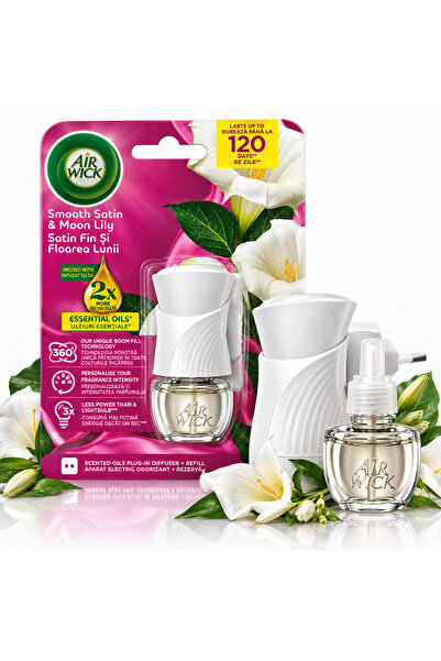 Air Wick Odorizant de cameră electric, Difuzor de parfum cu rezervă, aromă de...
